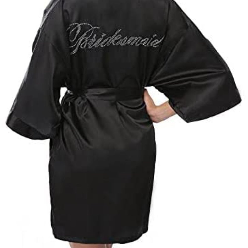 Bridesmaid Rhinestone Robe NWOT